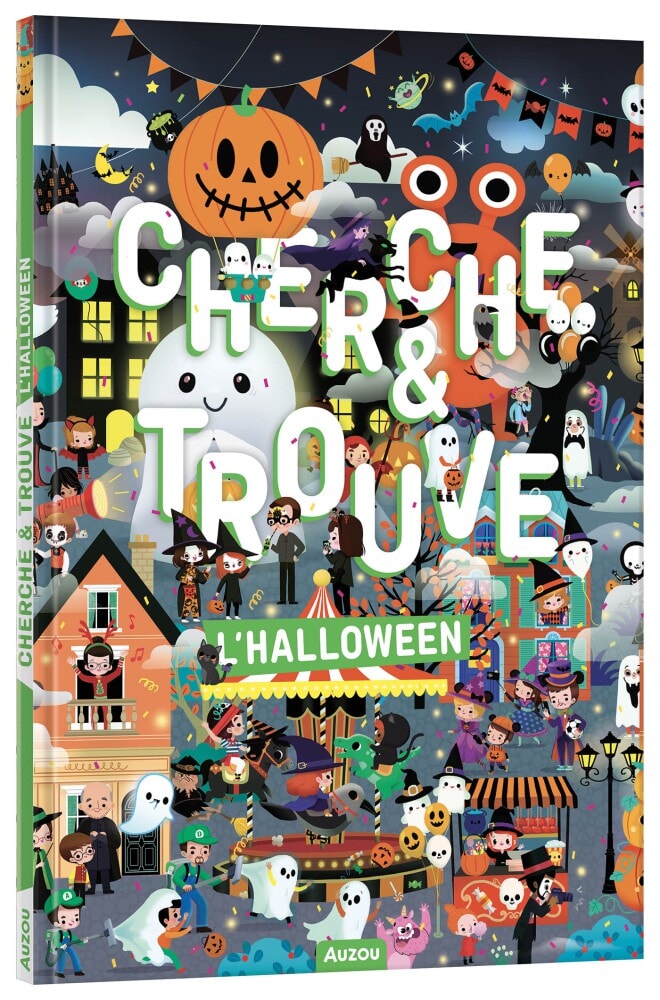 livre Cherche et trouve halloween Auzou Mlle et Coco