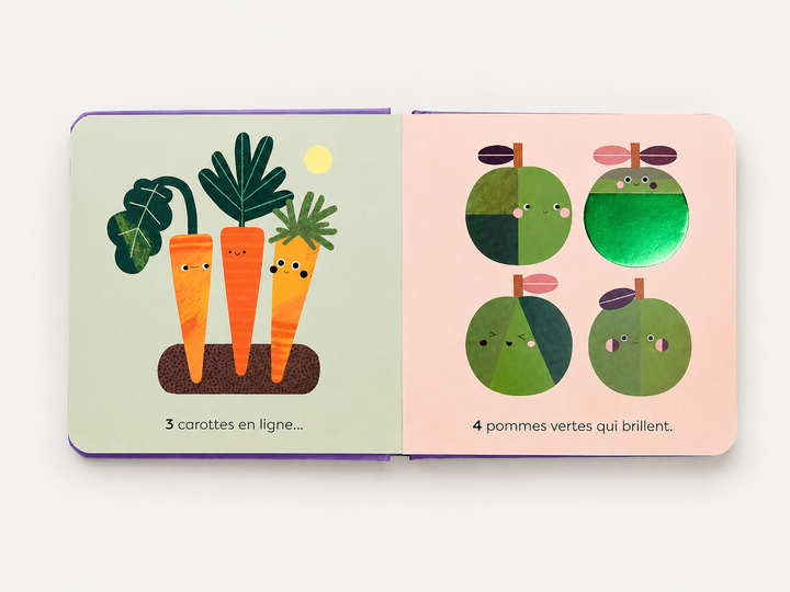 Livre - Touche et découvre: Les fruits et légumes - Kimane