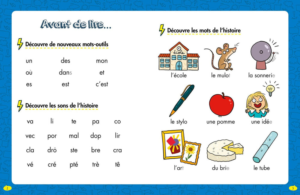 Les Héros de 1er année Un mulot à l'école Auzou