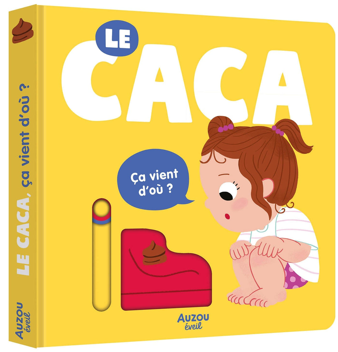 Livre d'éveil et éducatif Le Caca, ça vient d'où ? Auzou Mlle et Coco