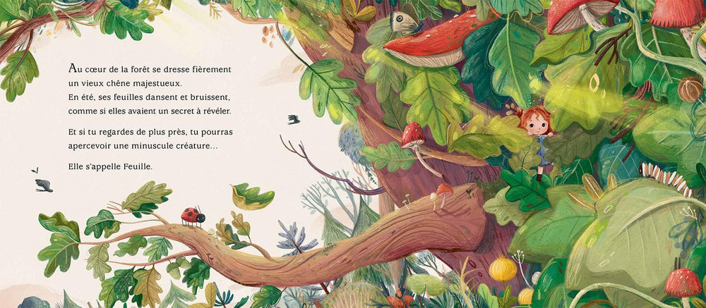 Livre Feuille La petite fée des forêts Kimane Mlle et Coco