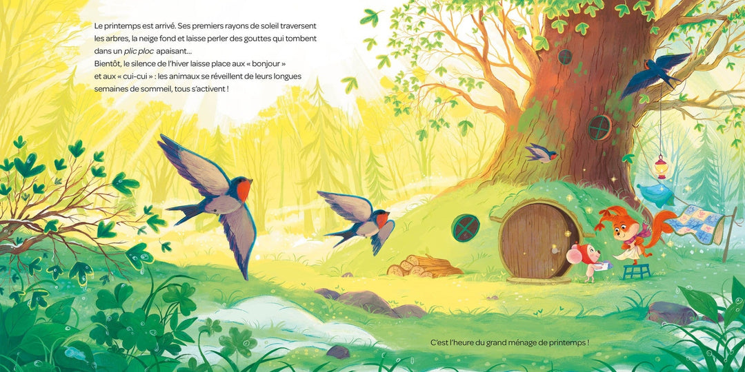 Livre Le réveil de la forêt Auzou Mlle et Coco