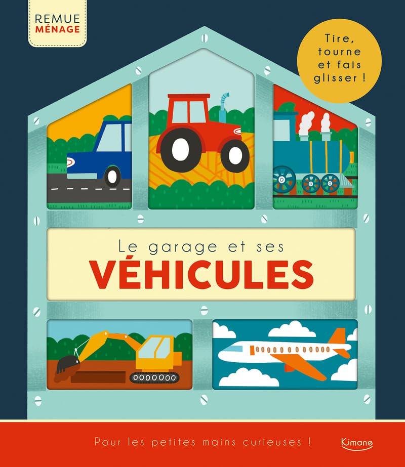 Livre Le garage et ses véhicules Kimane Mlle et Coco