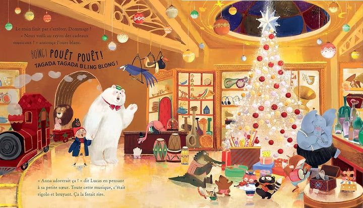 Livre Le grand magasin de Noël Gründ Mlle et Coco