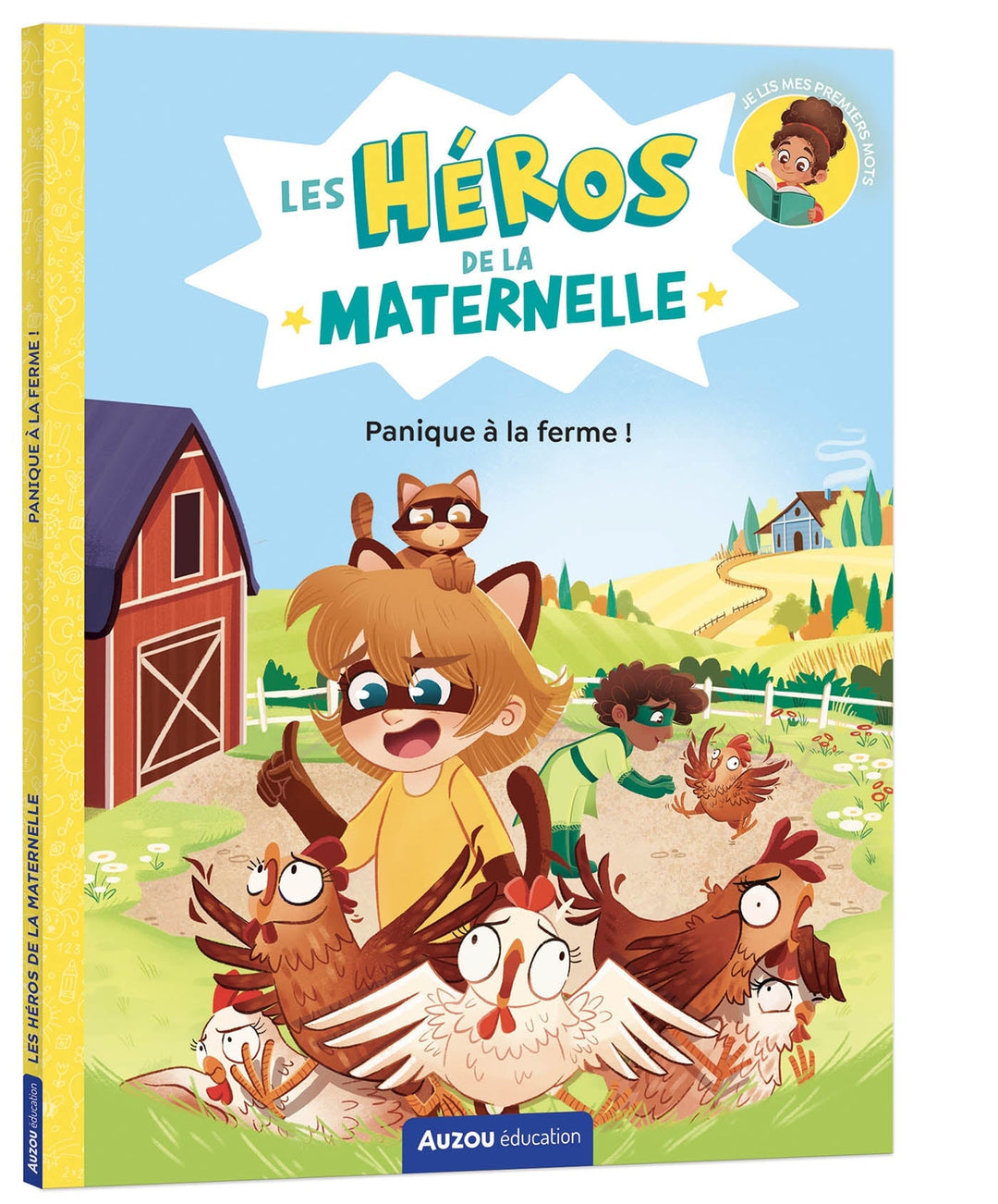 Livre Les héros de la maternelle Panique à la ferme Auzou Mlle et Coco