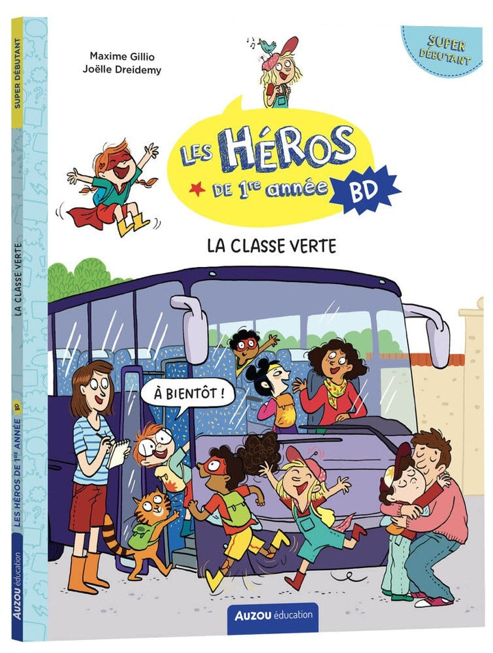 Livre Les héros de 1re année La classe verte Auzou Mlle et Coco