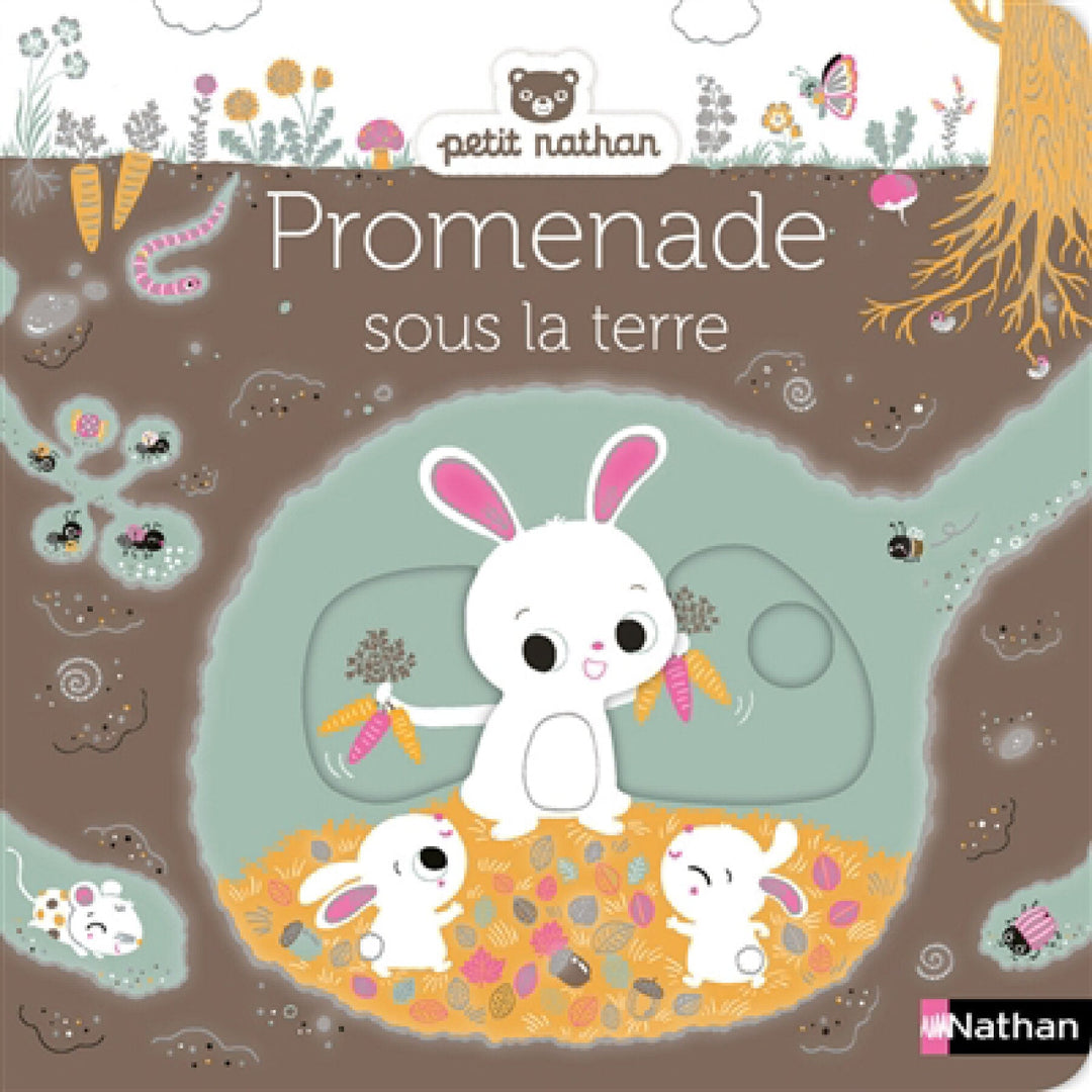 Livre intéractif Promenade sous la terre Auzou Mlle et Coco