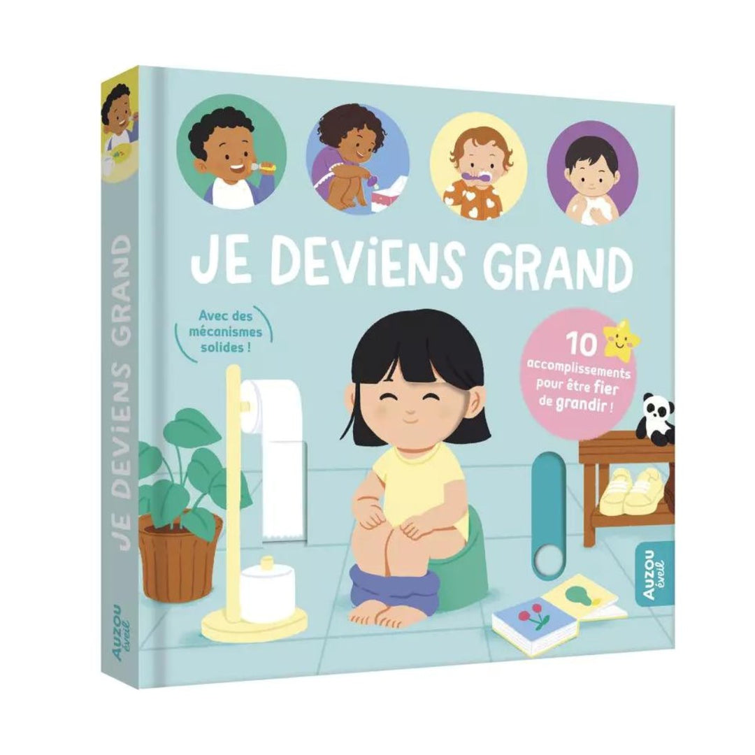 livre pour apprendre interactif je deviens grand auzou