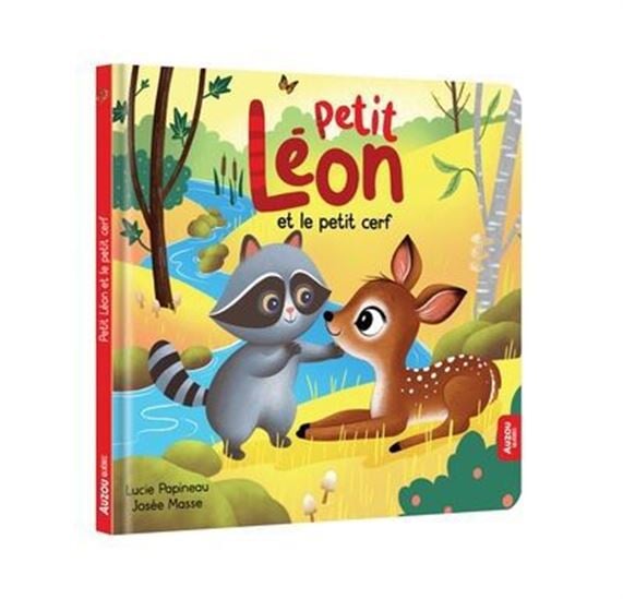 Livre Petit Léon et le petit cerf Auzou Mlle et Coco