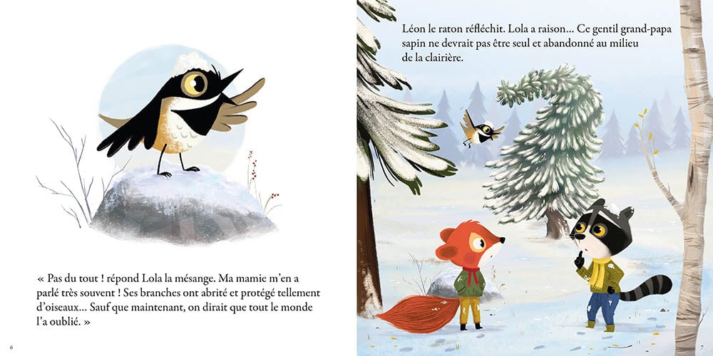 Livre Léon le raton le noel du sapin moche Auzou Mlle et Coco