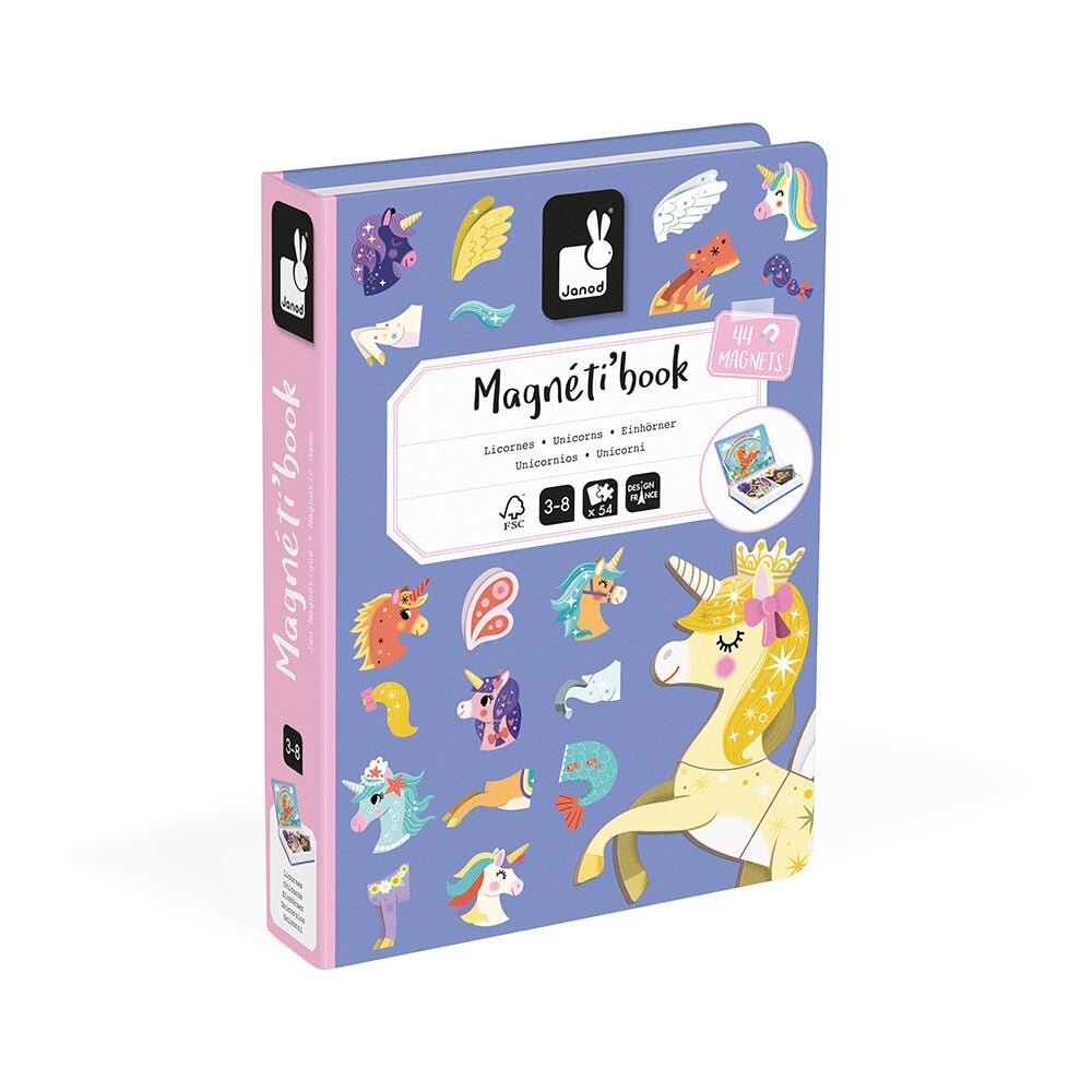 Livre magnétique Magneti'book - Licornes - Janod Jouet/jeux Janod 