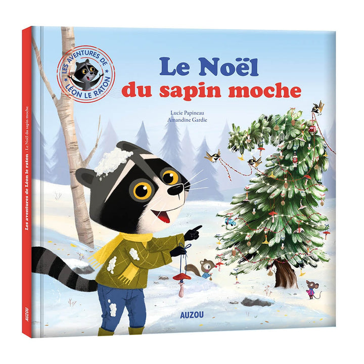 Livre Léon le raton le noel du sapin moche Auzou Mlle et Coco