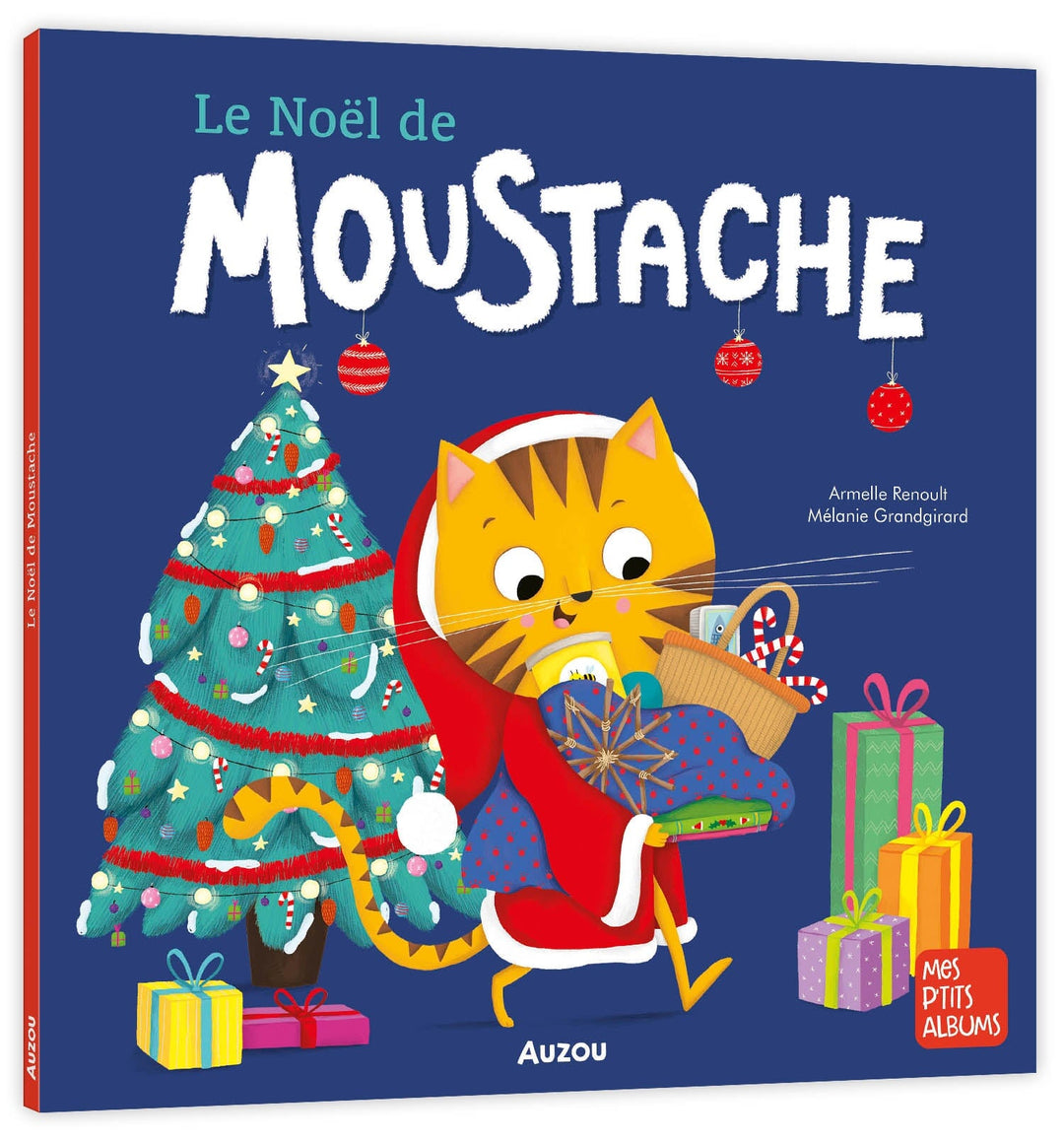 Livre Le noel de Moustache Auzou Mlle et Coco
