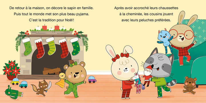 Livre Zac et Zazou un noel en pyjama Auzou Mlle et Coco