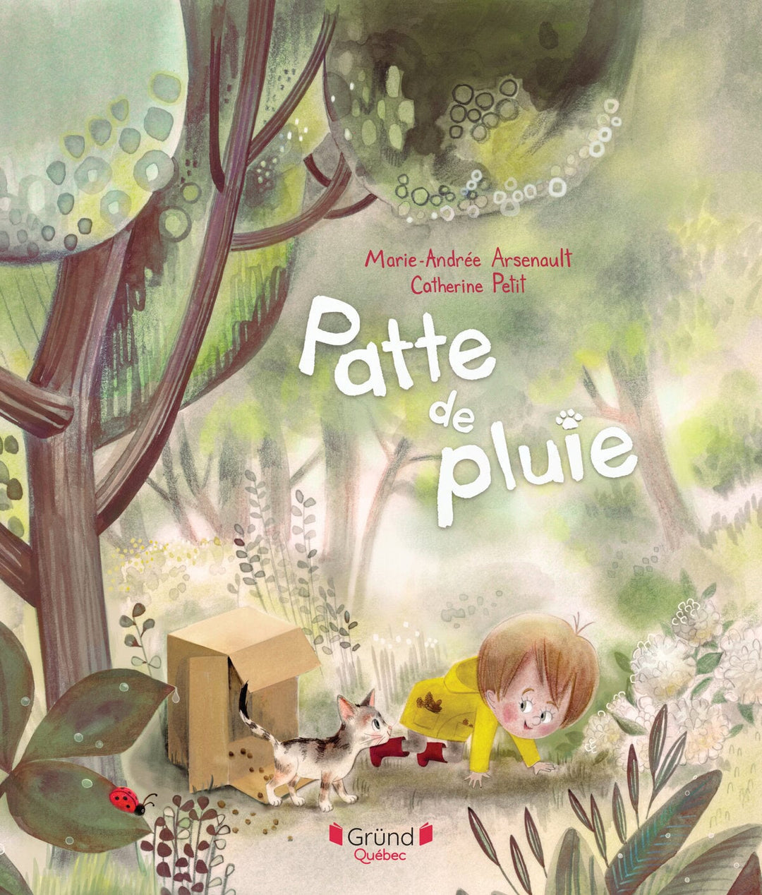 Livre Patte de pluie Gründ Québec Mlle et Coco