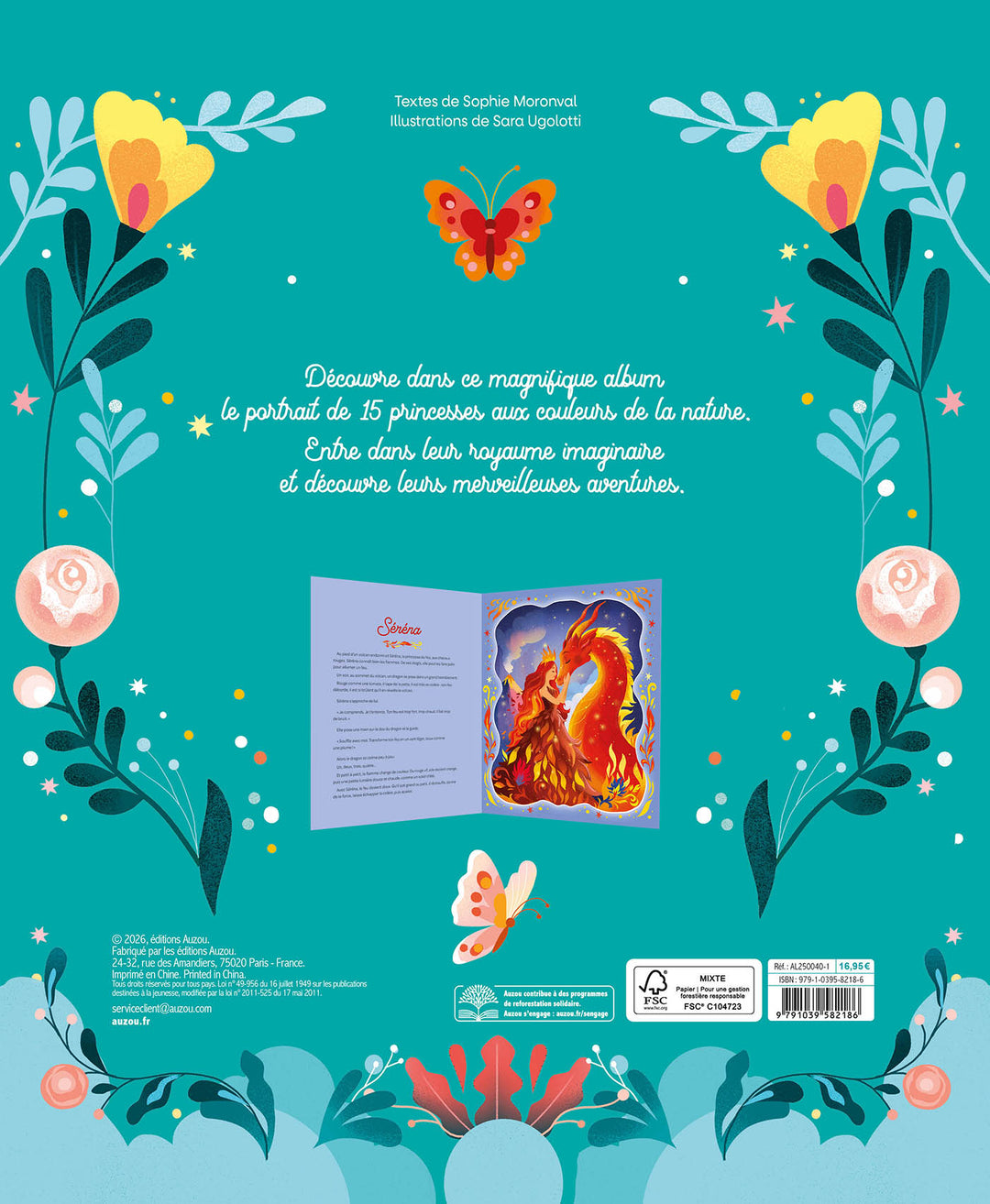 Livre Princesses de la nature Auzou éditions Mlle et Coco