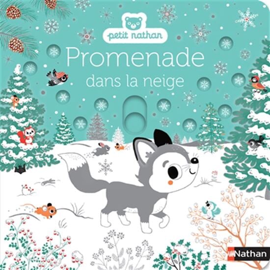 Livre Intéractif Promenade dans la neige Auzou Mlle et Coco
