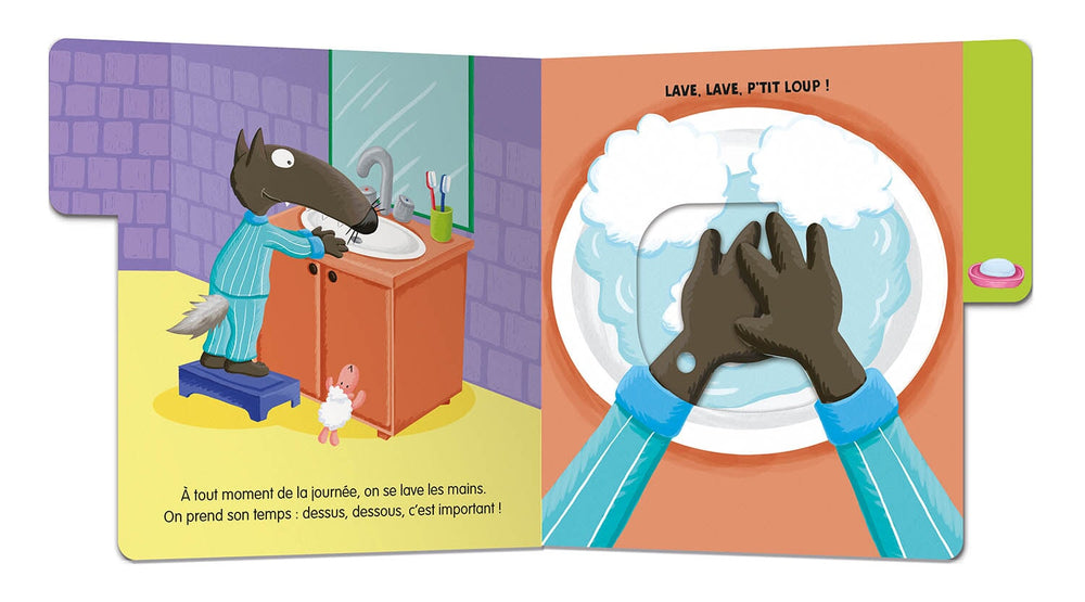 Livre P'tit Loup, Je suis tout propre ! Auzou éditions Mlle et Coco