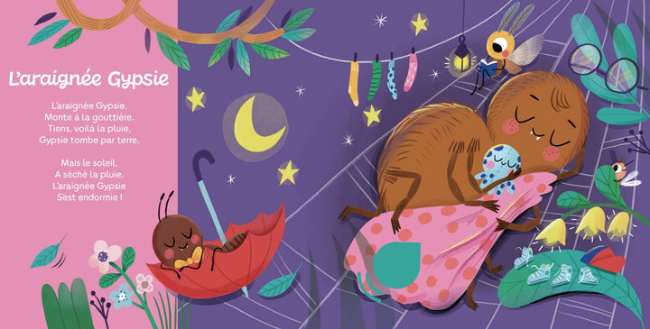 Livre sonore Mes comptines de petites bêtes Auzou Mlle et Coco
