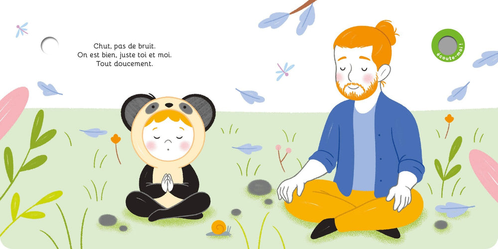 Livre éveil sonore Je suis calme Auzou Mlle et Coco