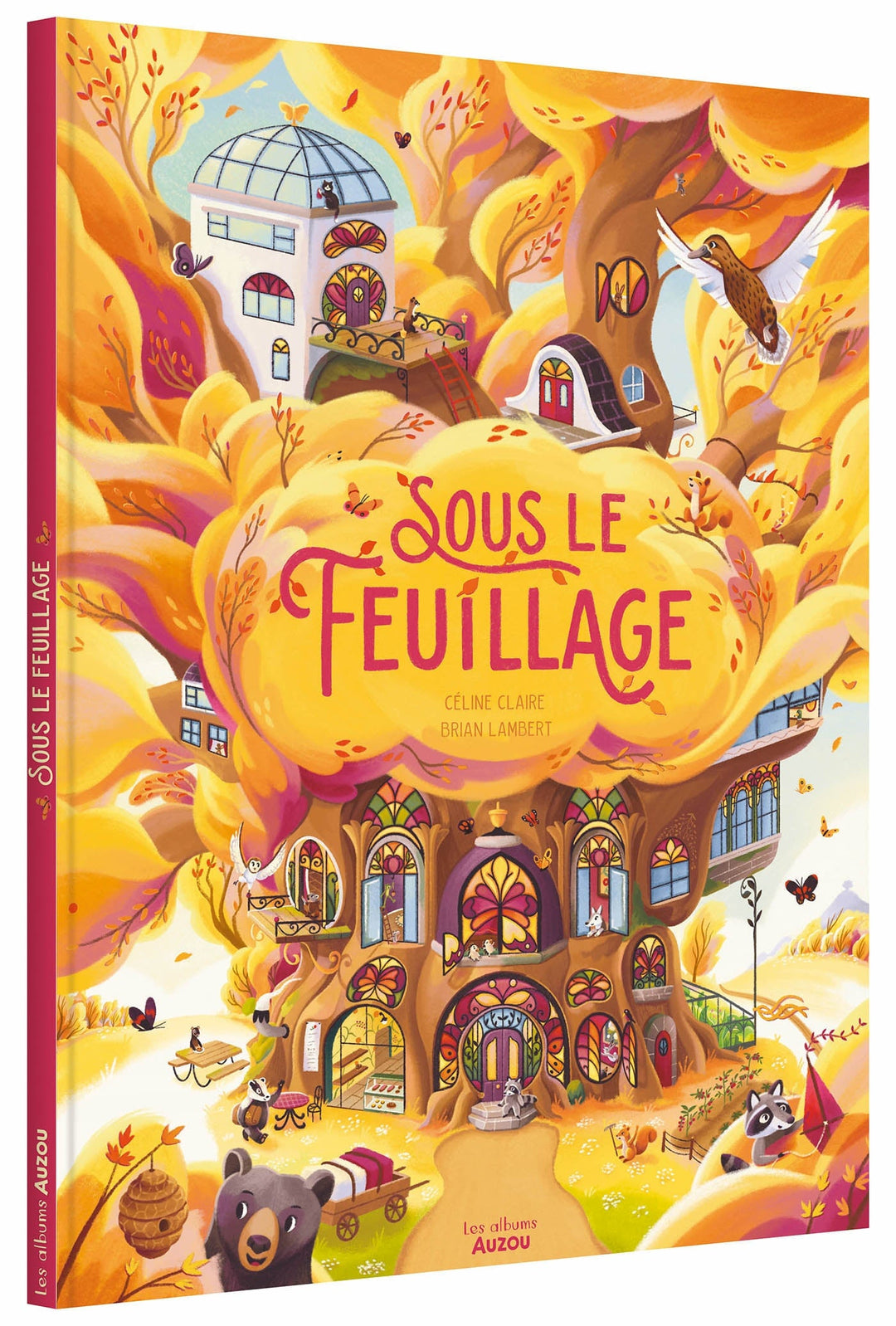 Livre Auzou sous le feuillage Mlle et Coco 