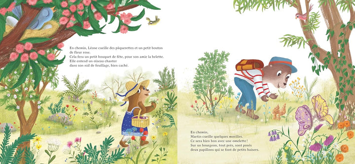 Livre Une belle surprise au printemps Gründ Québec Mlle et Coco