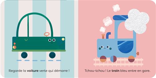 Livre Touche et découvre : En avant ! Kimane Mlle et Coco