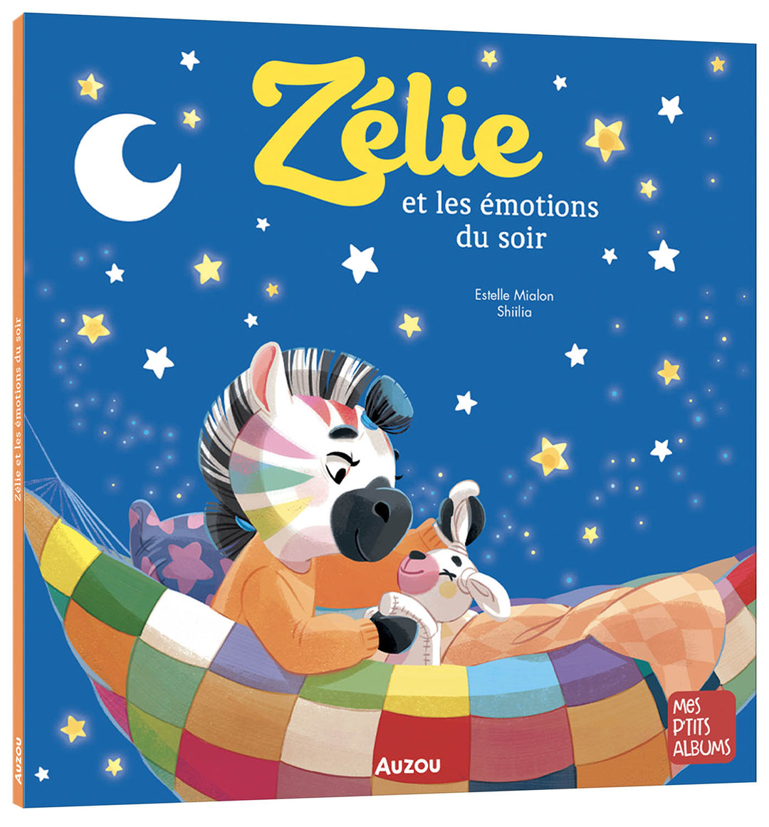 Livre Zélie et les émotions du soir Auzou éditions Mlle et Coco