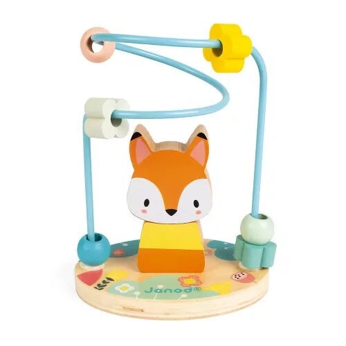 jeu dextérité looping renard bois Janod Mlle et Coco