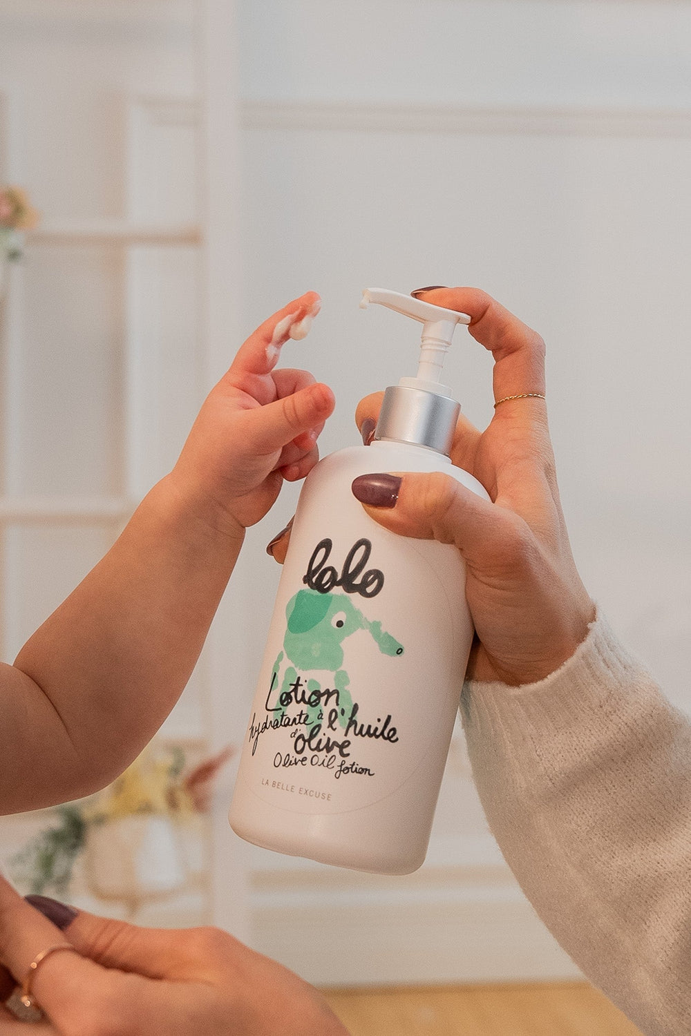 lotion hydratante bébé enfant Lolo produits québécois Mlle et Coco