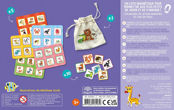 Mon premier loto magnétique Auzou Mlle et Coco
