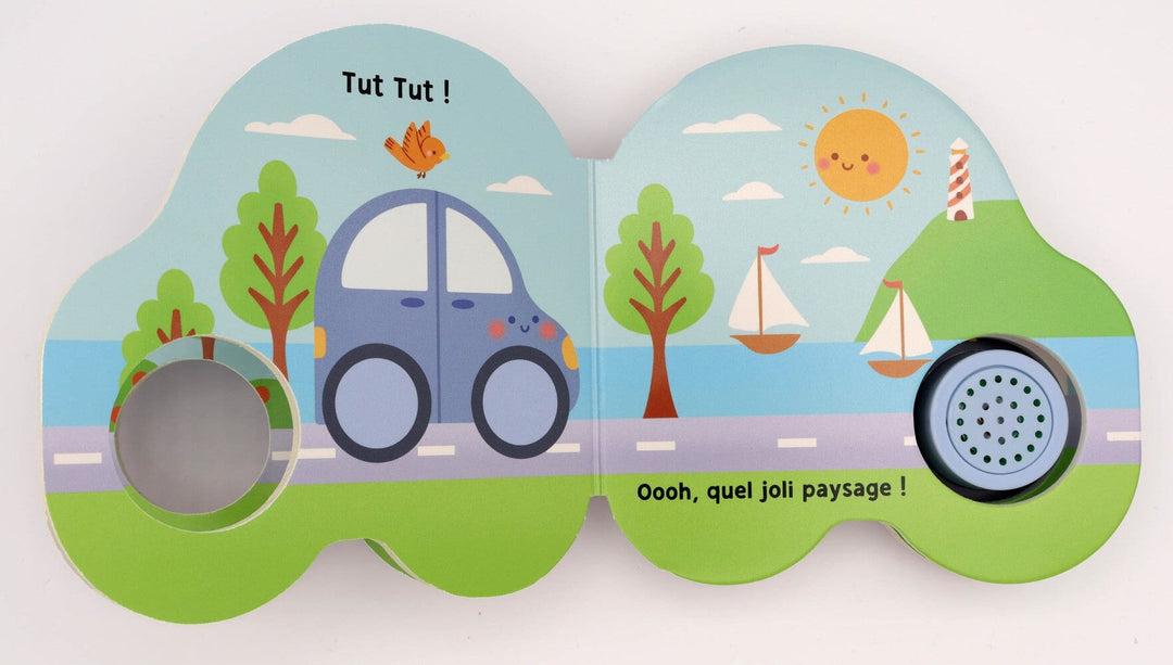Livre musical La voiture : Louise Auzou Éveil Mlle et Coco