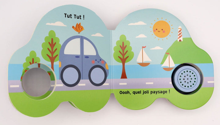 Livre musical La voiture : Louise Auzou Éveil Mlle et Coco