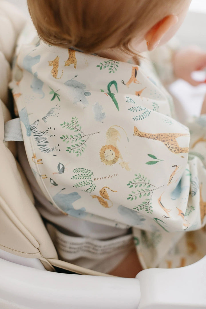 Bavoir manches longues imperméable safari Loulou Lollipop Mlle et Coco