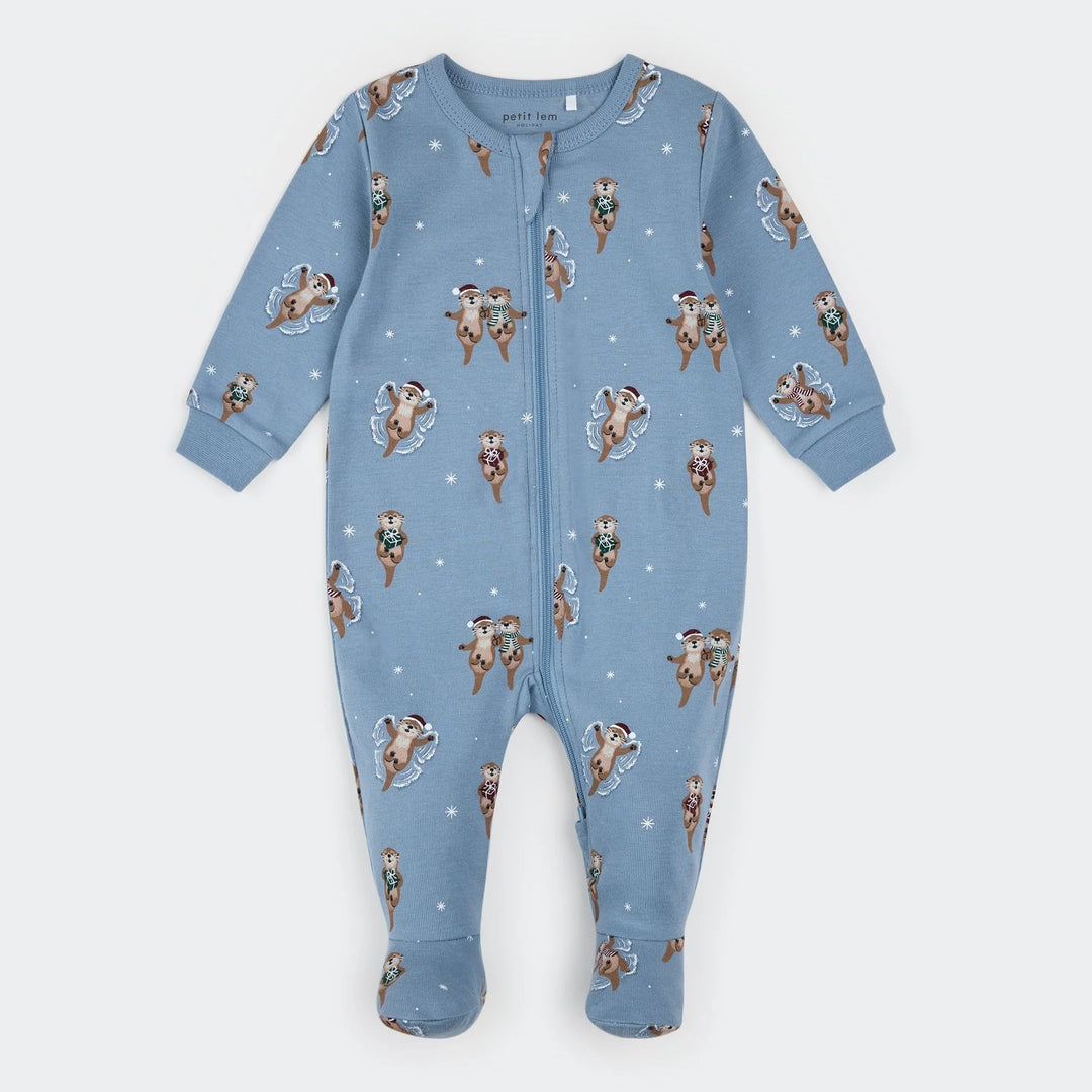 Pyjama Loutre festive Petit Lem Mlle et Coco