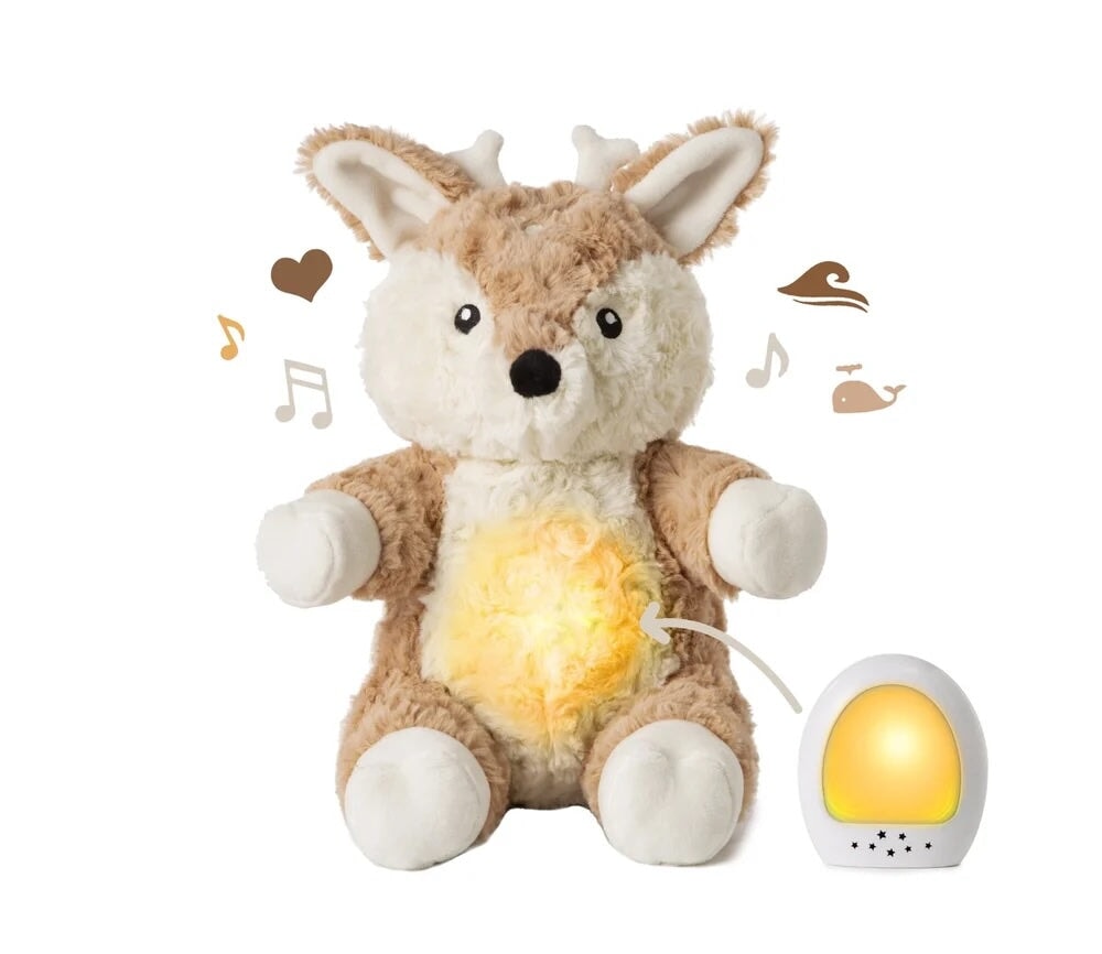 Peluche musicale et lumineuse Lovelight Finley faon Cloud B Mlle et Coco