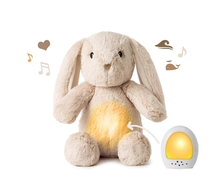 lapin billy lumineux musical lovelight peluche nuit reconfort cloudb Mlle et Coco