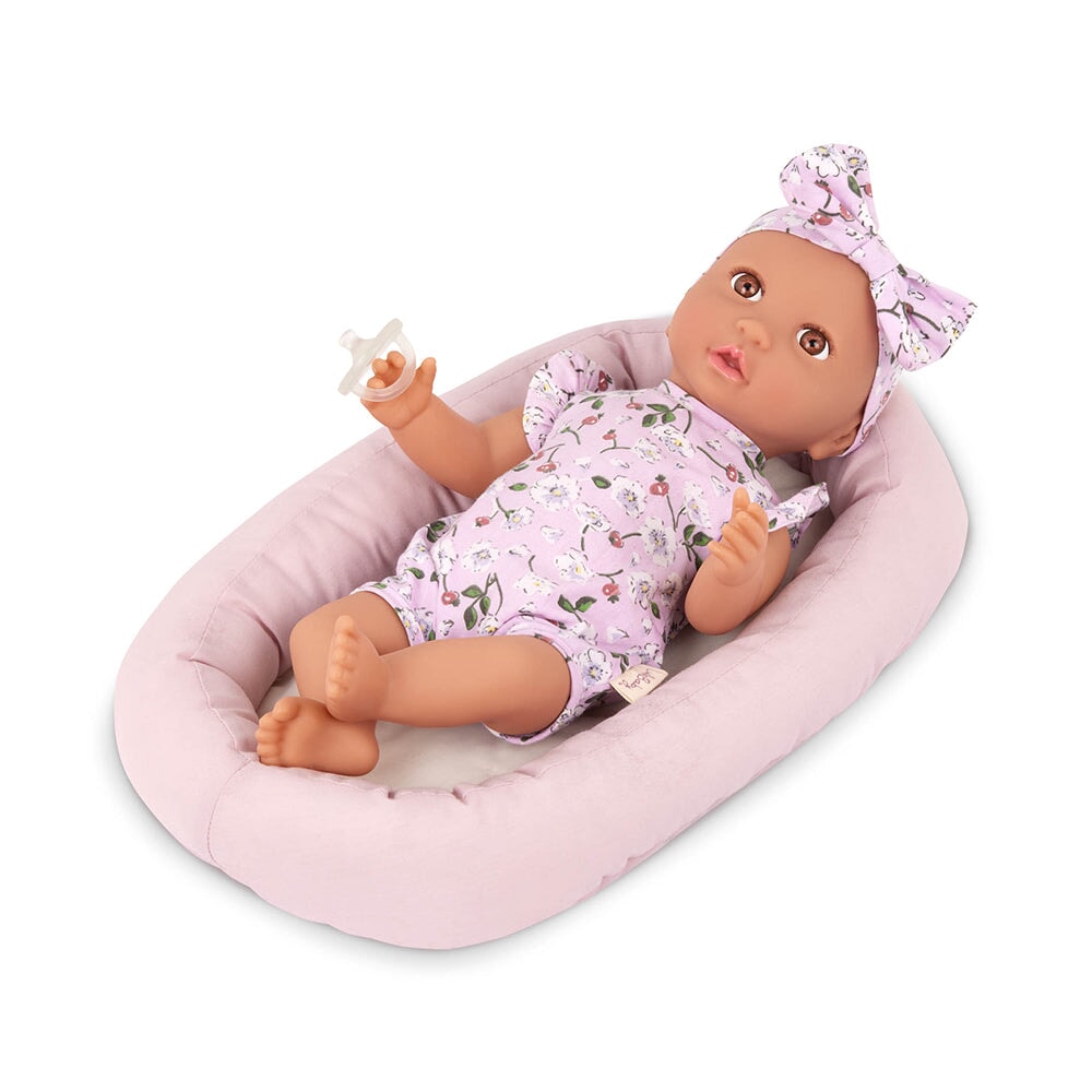 poupée lulla baby pyjama fleur coussin sol Mlle et Coco