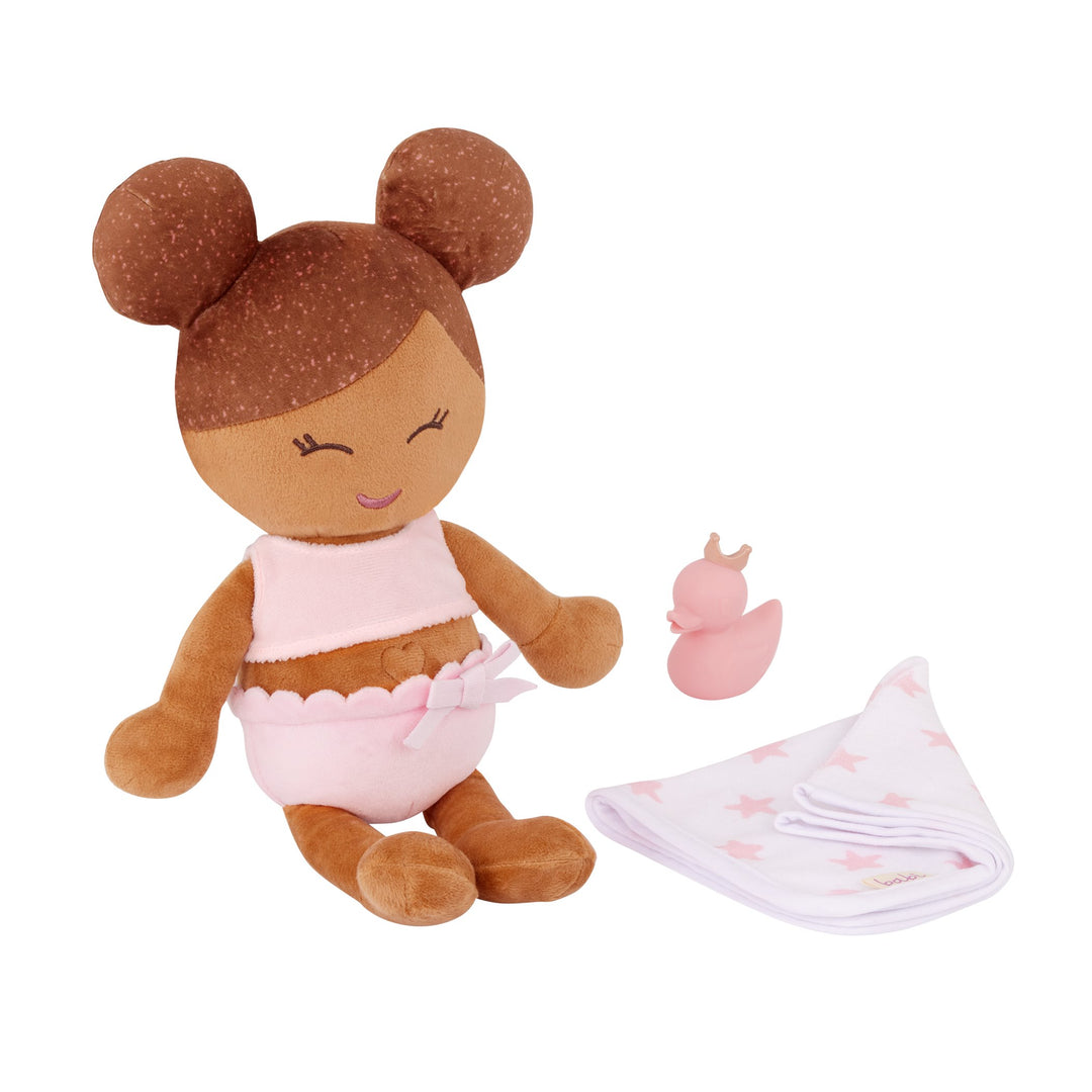 Poupée de bain - Cheveux brun - LullaBaby