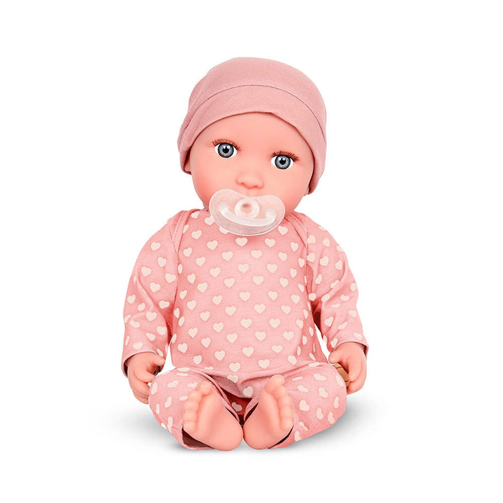 LullaBaby poupée 35.5 cm avec ensemble pyjama et chapeau rose