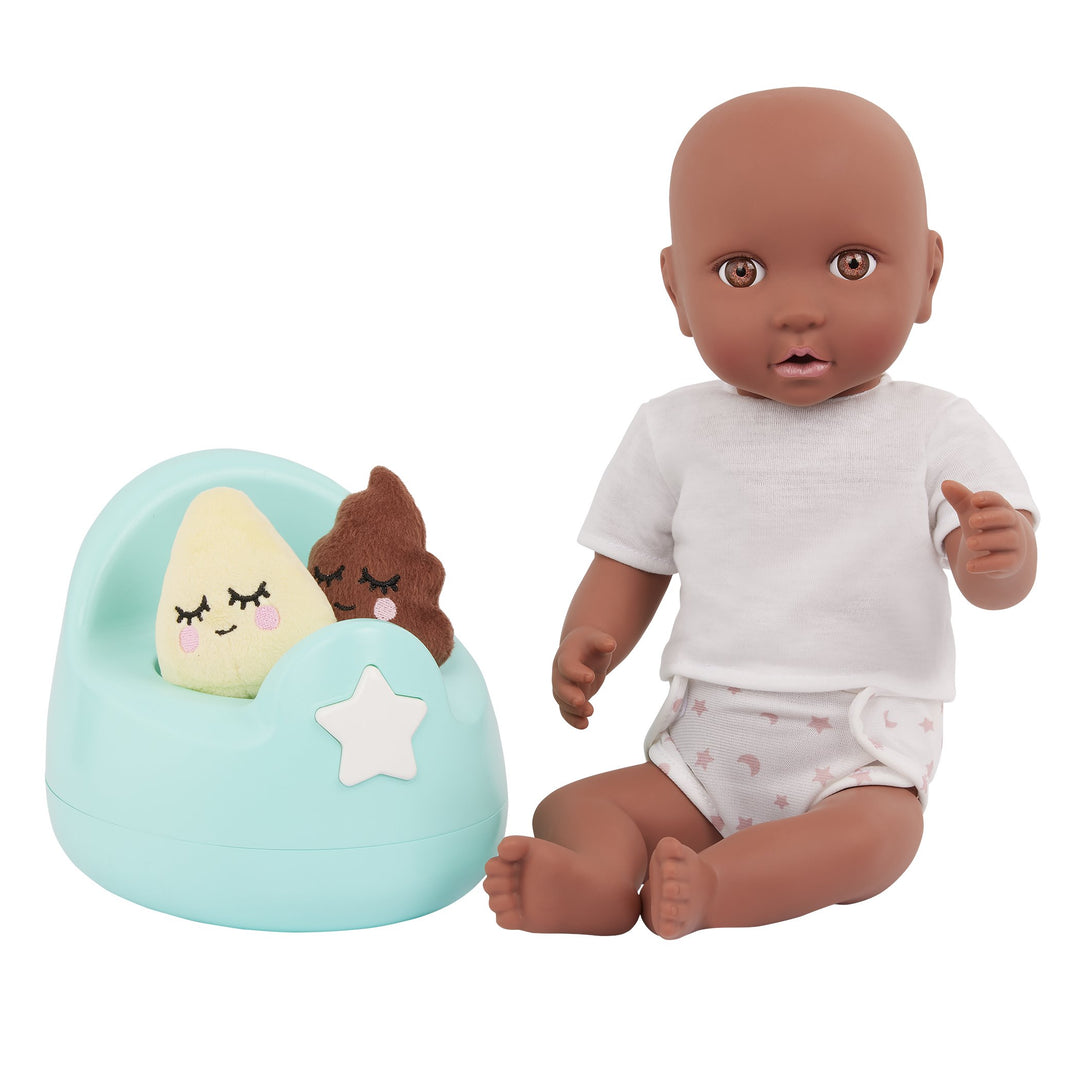 ensemble petit pot pour poupée lullababy jouet Mlle et Coco