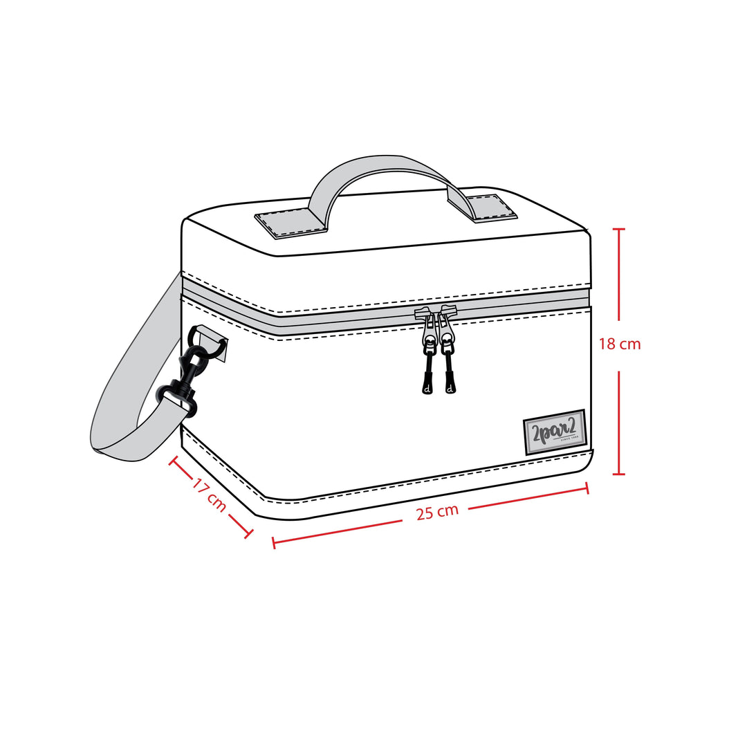 Boite à lunch 7L - Imprimé dinosaures minimalistes - Deux par Deux Accessoires vêtements/autres Deux par Deux 