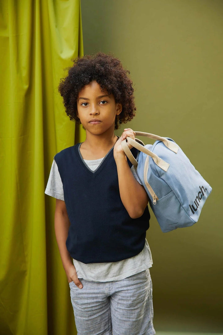 Sac à lunch Bleu déjeuner Fluf Mlle et Coco