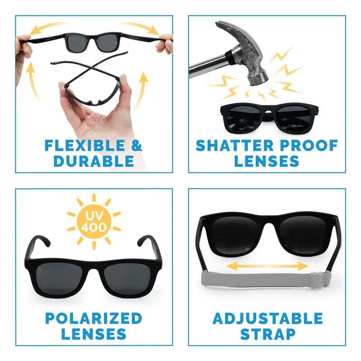 Lunette de soleil urban xplorer polarisée marine foncé Jan &amp; Jul Mlle et Coco 