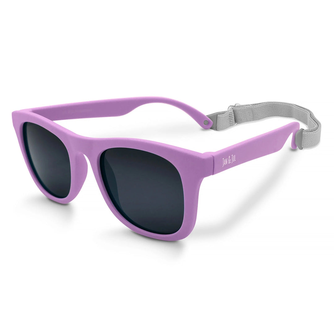 Lunette de soleil polarisée mauve popsicle Jan & Jul Mlle et Coco