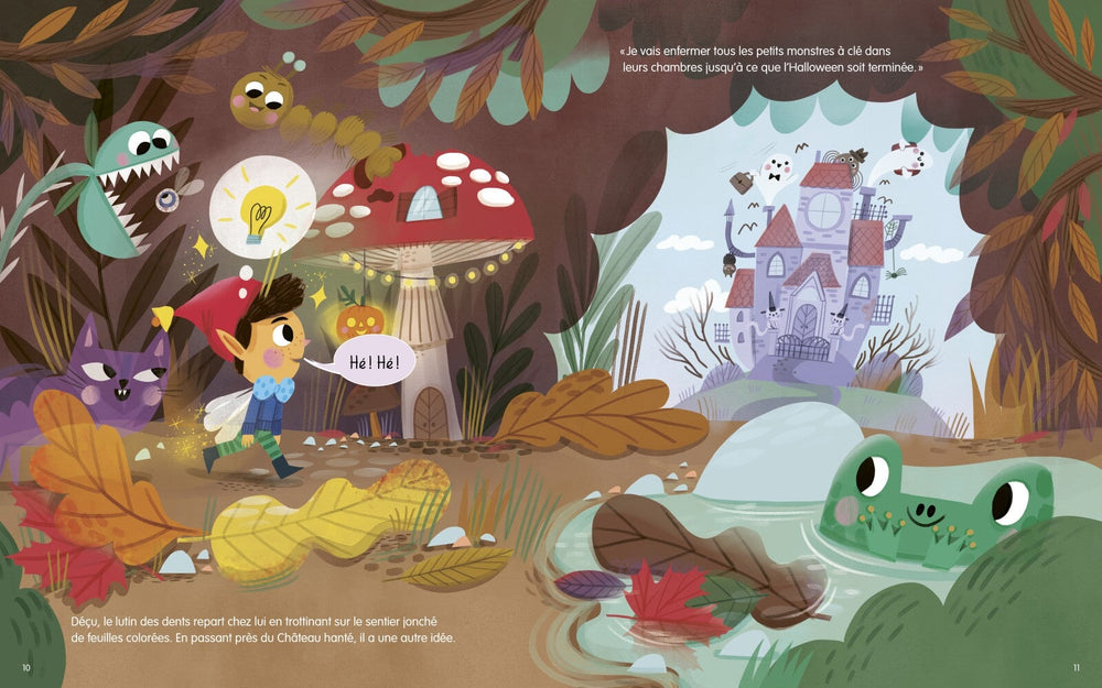 livre le lutin qui n'aimait pas l'halloween Auzou
