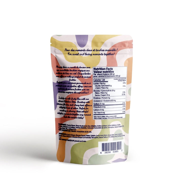 La boite à bonbon gummies bouchées magiques sans gluten