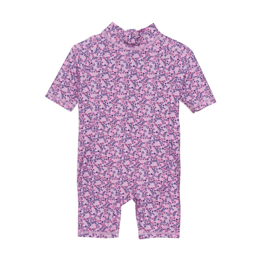 maillot bain une pièce floral rose color kids Mlle  Coco