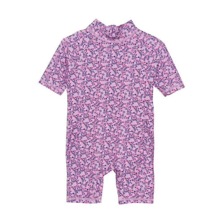 maillot bain une pièce floral rose color kids Mlle  Coco