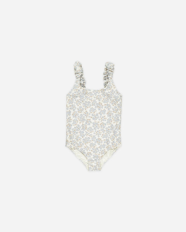Maillot de bain floral bleue Rylee + Cru Mlle et Coco